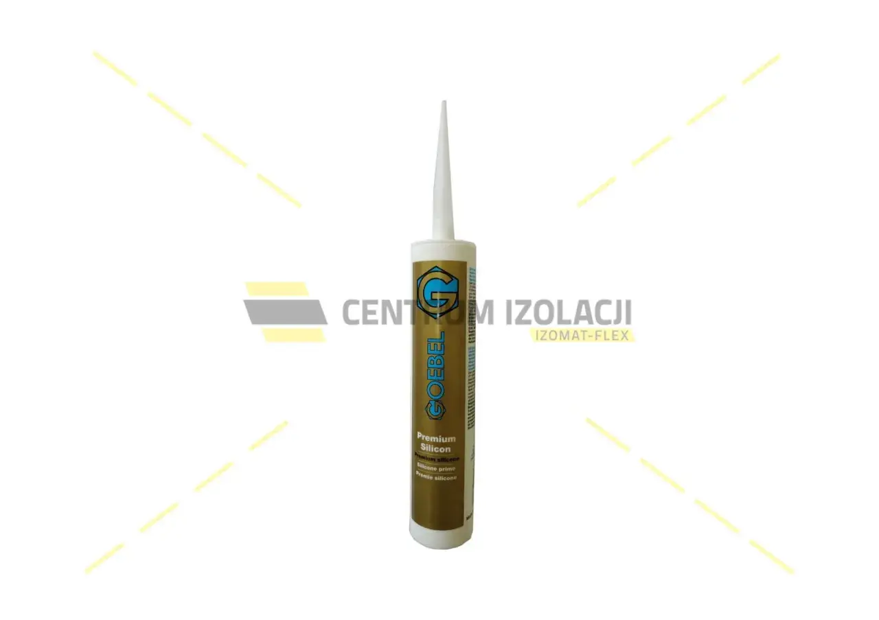 Bezbarwny silikon neutralny Goebel Premium Silicon, idealny do uszczelnień.