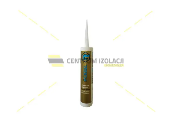 Bezbarwny silikon neutralny Goebel Premium Silicon, idealny do uszczelnień.