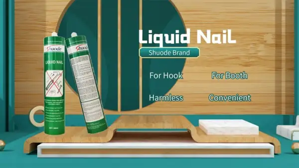 Dwie tubki kleju montażowego szybkoschnącego Shuode Liquid Nail. Idealny do mocowania haczyków i elementów w kabinach.
